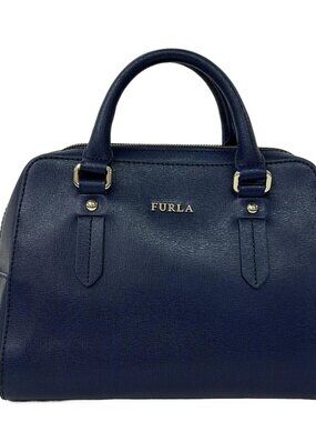 FURLA - Blue Leather Handbag